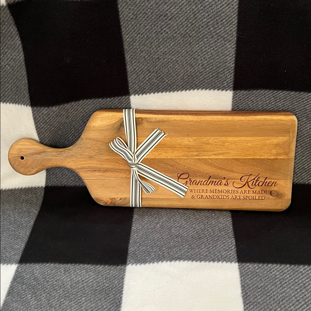 New Wood Cutting Board “Grandma’s Kitchen”